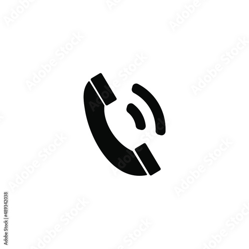 phone vector illustration, black color, suitable for templates, icons, etc