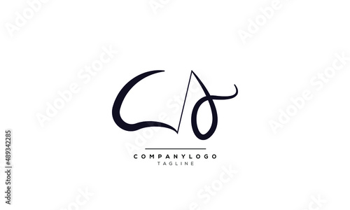 Alphabet letters Initials Monogram logo CA, CA INITIAL, CA letter