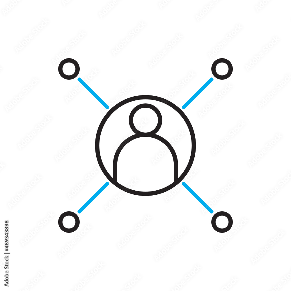 Connection icon. Avatar connection dot symbol. Social network connection icon. People connection icon. Teamwork and business icon. SVG vector illustration. Connection icon. Avatar connection dot symbol. Social network connection icon. People connection icon. Teamwork and business icon. SVG vector illustration.
