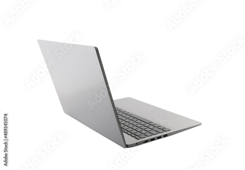 Laptop isolated on white background with clipping path