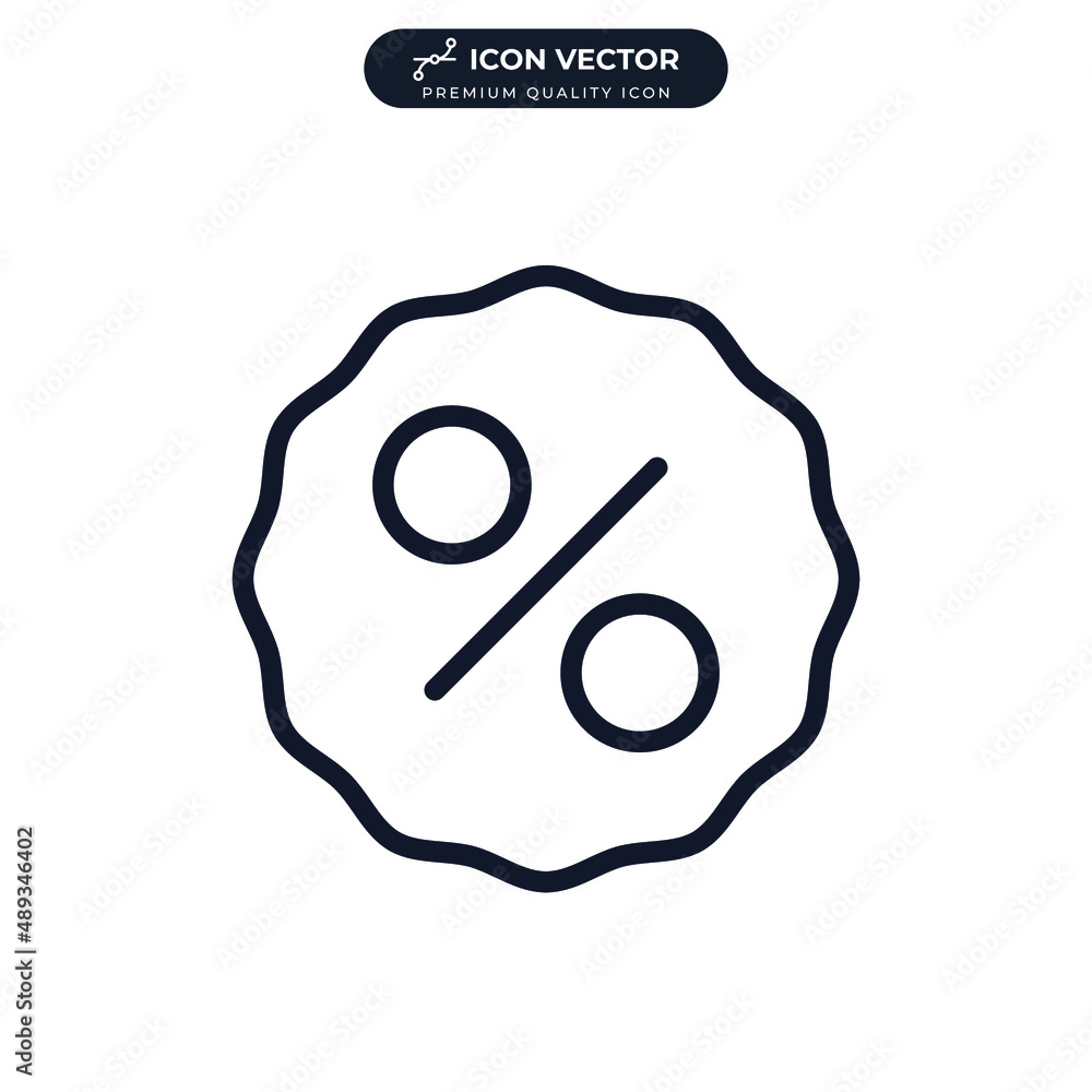 discount icon symbol template for graphic and web design collection logo vector illustration discount icon symbol template for graphic and web design collection logo vector illustration