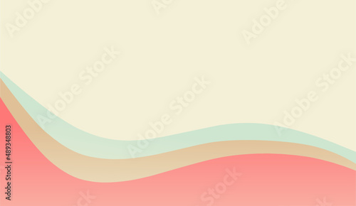 Cream background decorated with colorful