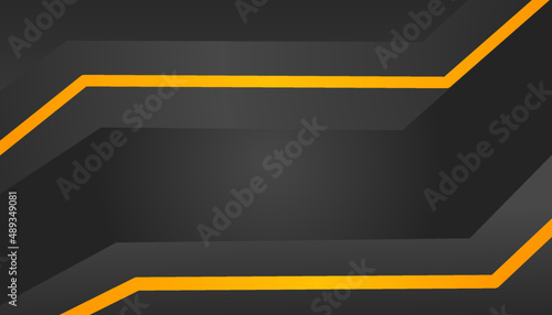 Gray black background with gold stripes ornament