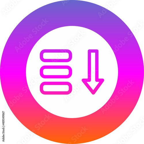 Sort Amount Down Icon
