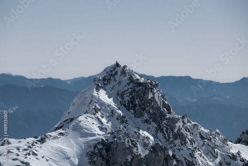 見事な冬山