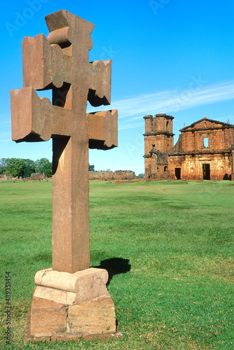 Jesuit Mission, Sao Miguel das Missoes, Rio Grande do Sul, Brazil photo