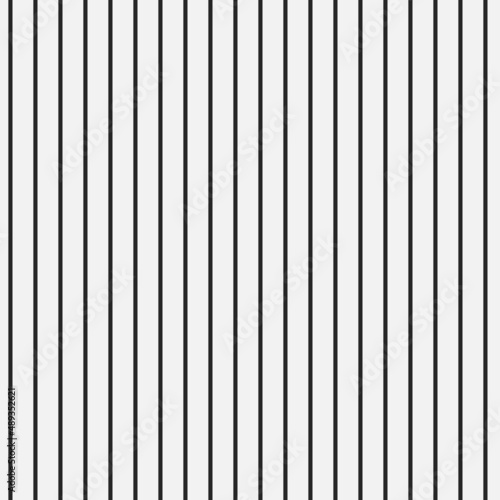 Принти на полотні Black and white seamless vertical stripes pattern