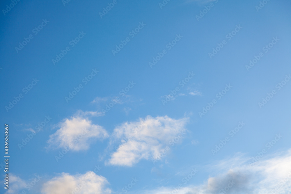 Blue Sky Morning Light Clouds Background Texture Wallpaper Blue Sky Morning Light Clouds Background Texture Wallpaper