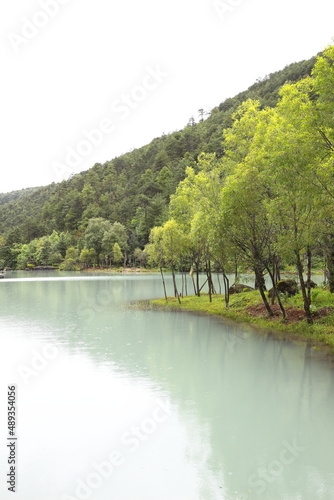 Baishui River in Yulong Naxi Autonomous County  Lijiang City  Yunnan Province  also known as Blue Moon Valley