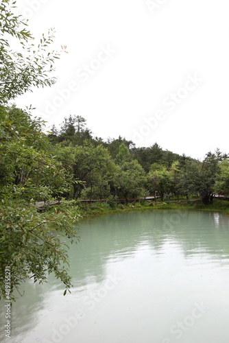 Baishui River in Yulong Naxi Autonomous County  Lijiang City  Yunnan Province  also known as Blue Moon Valley