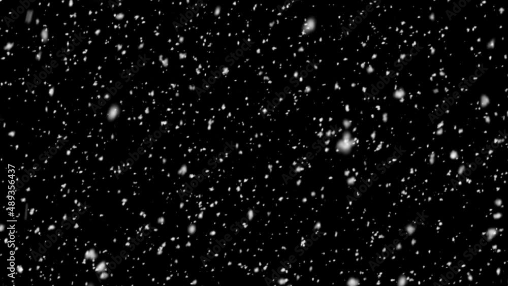 Winter Snow, Falling snow animation loop Slow motion Winter Snow, Falling snow animation loop Slow motion