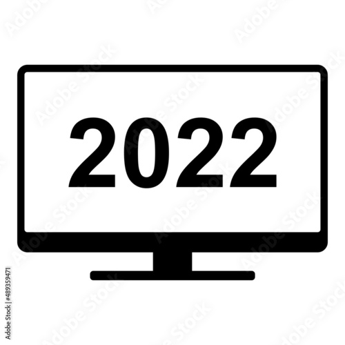 Jahr 2022 und Monitor