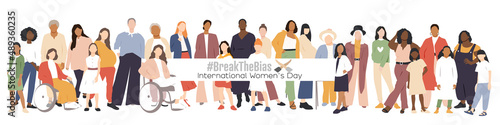 International Women's Day banner. #BreakTheBias