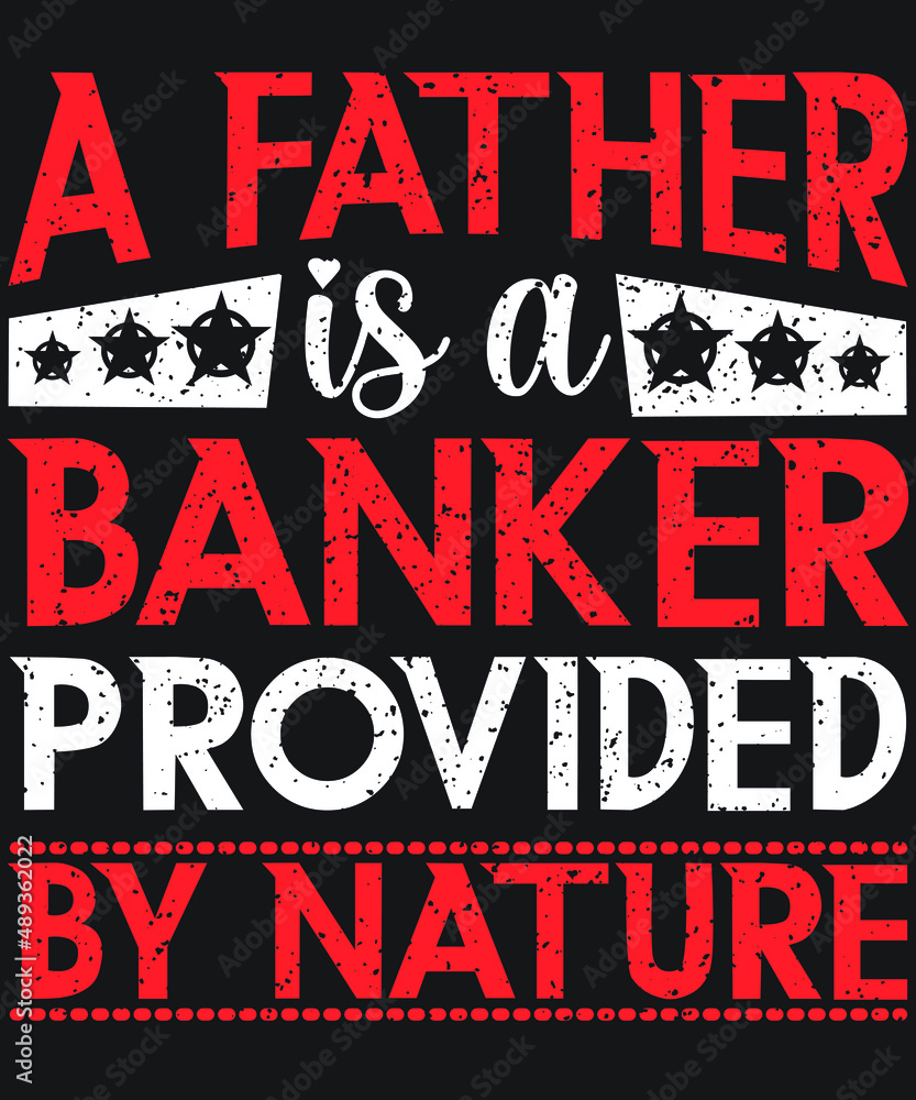 Father's Day T-shirt Design Vector