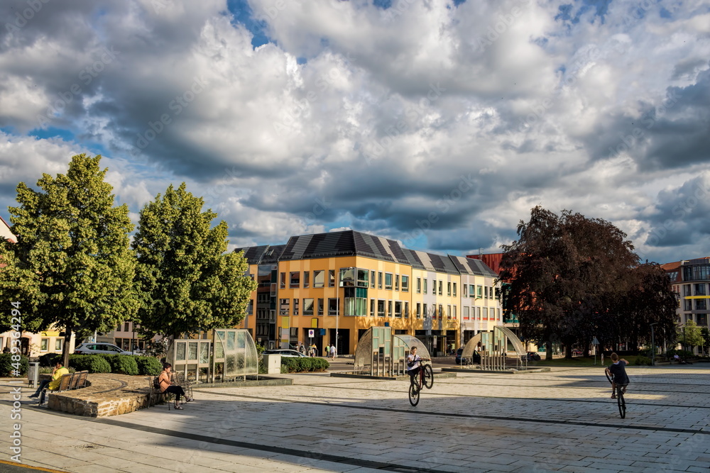 Naklejka premium bautzen, germany - kornmarkt