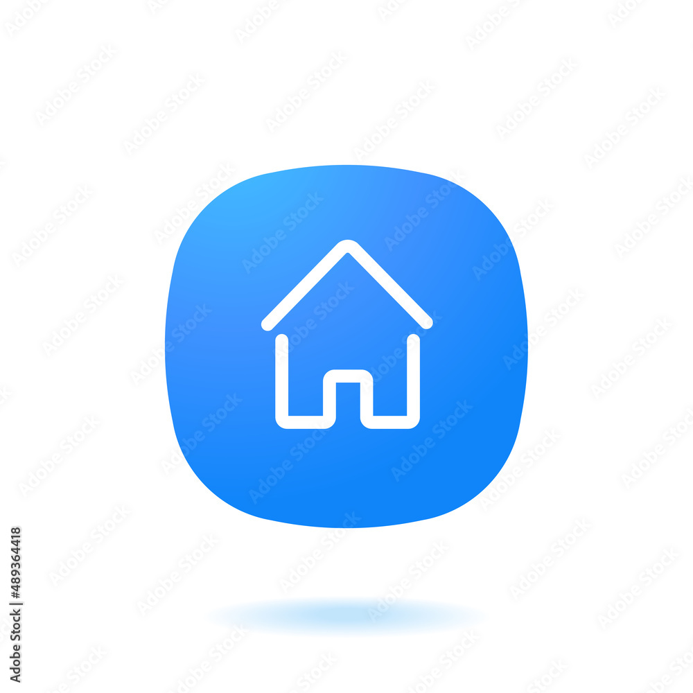 3d isolated vector elements. Minimal modern home, homepage, base, mainpage icon emblem symbol. 3d blue home icon. Mobile app icons. Device UI UX mockup. 3d isolated vector elements. Minimal modern home, homepage, base, mainpage icon emblem symbol. 3d blue home icon. Mobile app icons. Device UI UX mockup.