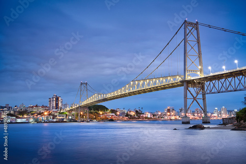 Hercilio Luz Bridge & Dawn photo