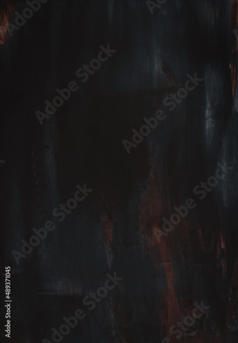 Beautiful abstract acrylic painting. Versatile artistic image for creative design projects: posters, banners, cards, book covers, magazines, prints, wallpapers. Dark background.