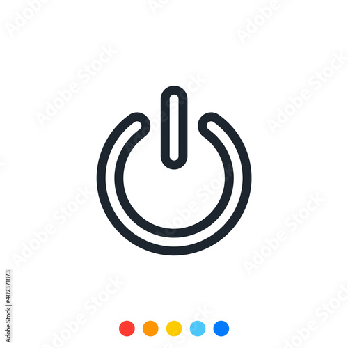Power button icon.