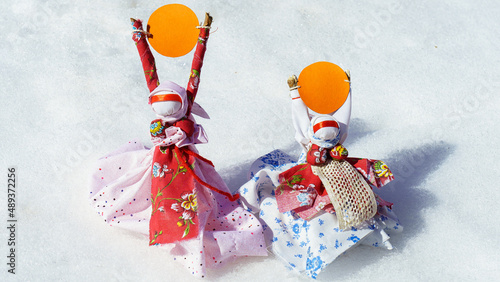 snowman on snow