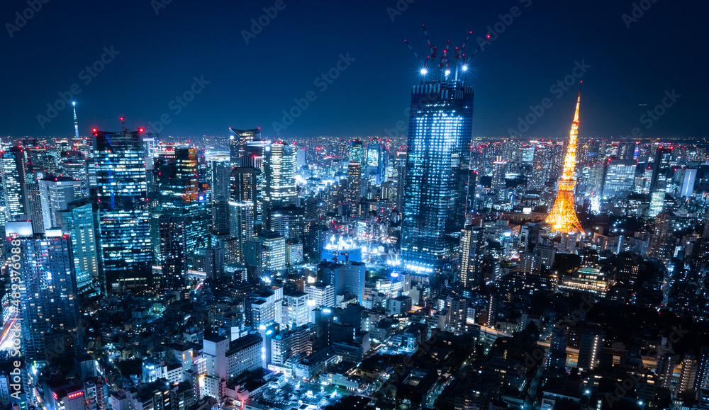 都市夜景 Stock Photo Adobe Stock