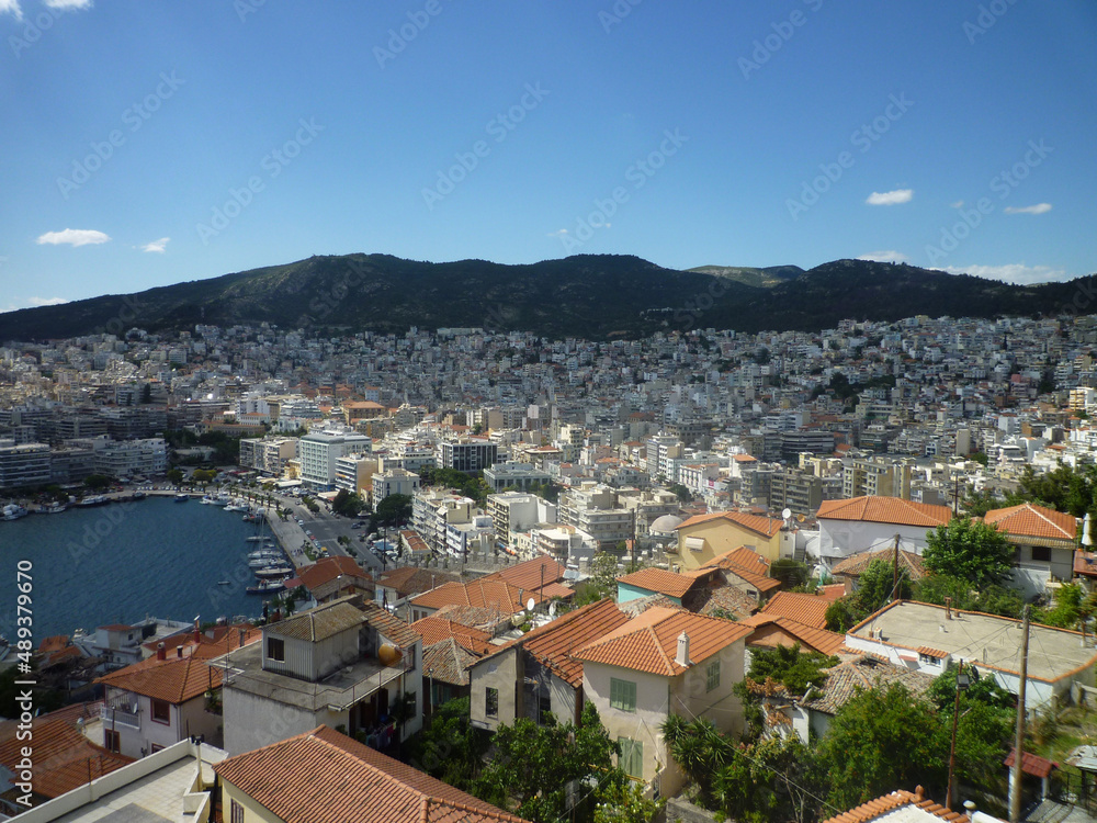 View of Kavala, Greece