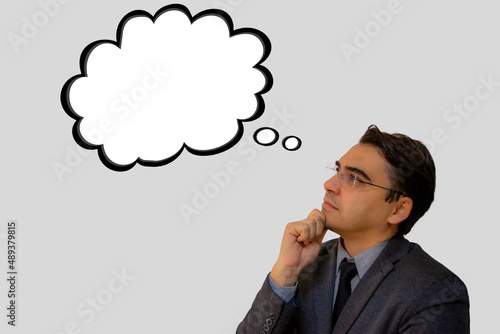 Working man has something on his mind