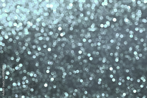 Trendy silver grey blurred and sparkling background