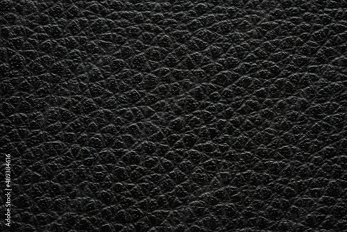 Luxury vintage black leather texture surface background
