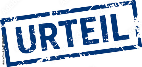 Blauer Stempel Urteil