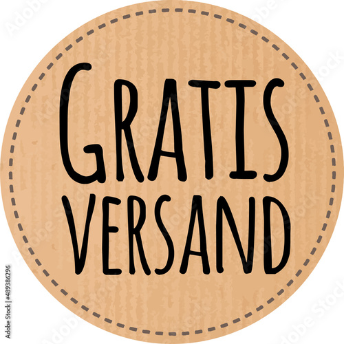 Button Gratis Versand recyclingpapier zerkratzt