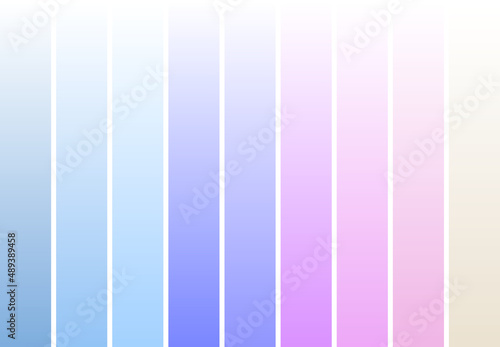 Vector illustration with palette of color gradient tones