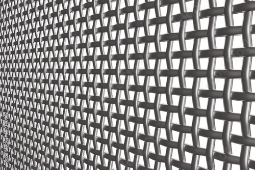 Texture Mesh fence for industrial design. The cells are square