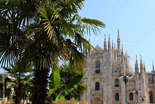 Italy: View of Duomo of Milan.