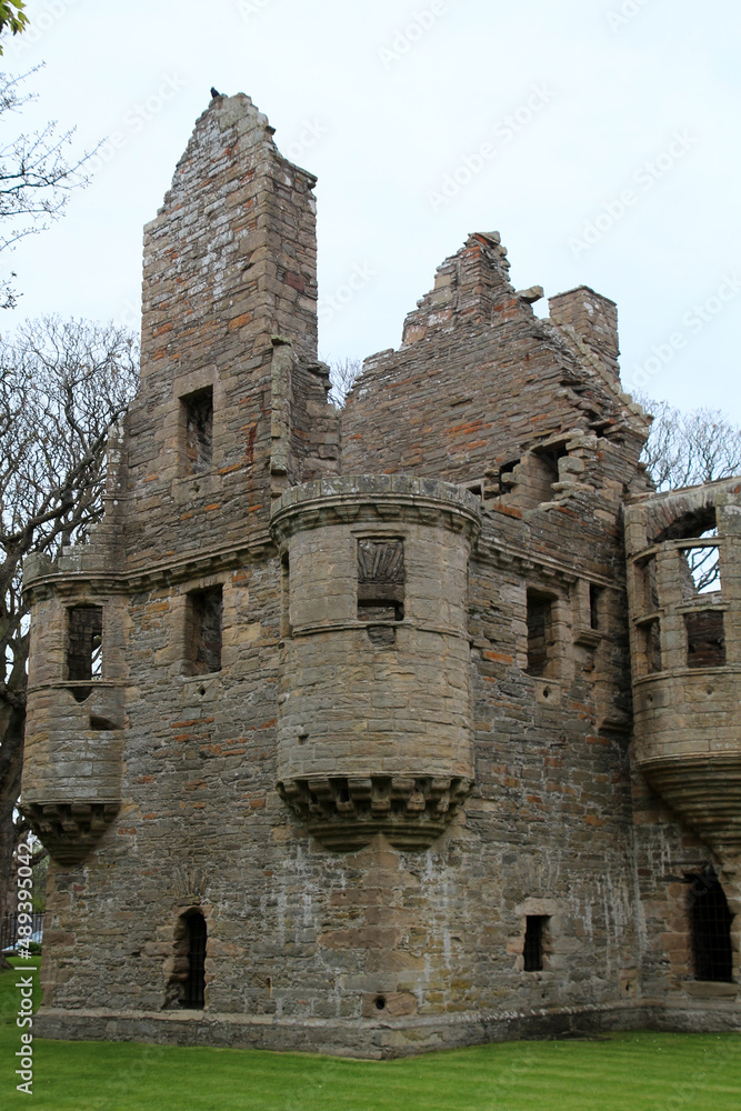 Earl’s Palace is a ruined castle in the Scottish town of Kirkwall on Orkney Island Mainland