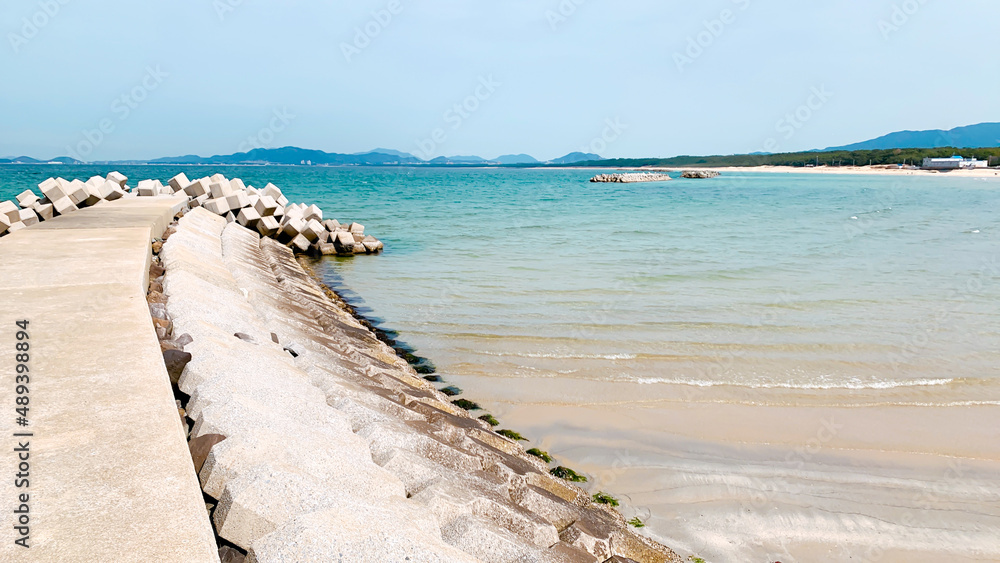 海岸のテトラポッド