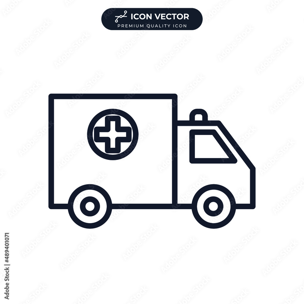 ambulance icon symbol template for graphic and web design collection logo vector illustration ambulance icon symbol template for graphic and web design collection logo vector illustration