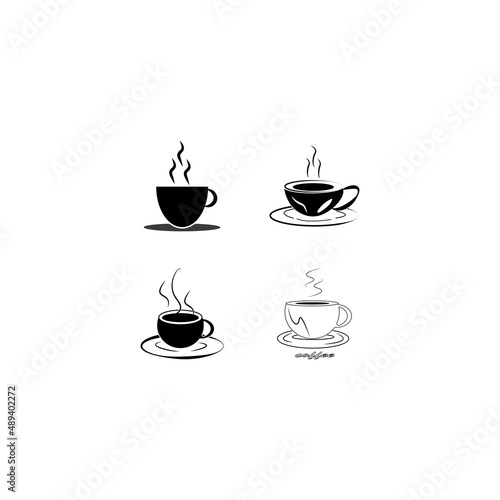 Coffee cup Logo Template vector icon