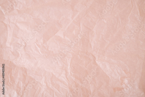 Wallpaper Mural Decorative gift golden bow with ribbons, on a pink background. Gift wrapping for the holiday. Torontodigital.ca