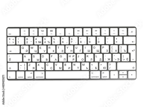 Keyboard Isolated On White Background 3d Illustration © mastclick