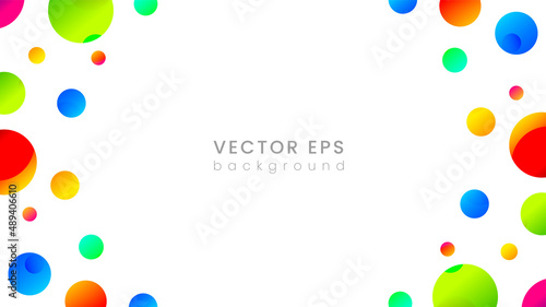 Abstract colorful background vector design