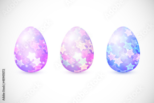 Magic decorative easter eggs
