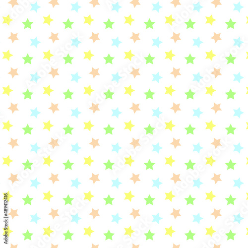  wrap seamless repeat pattern tile star pastel small kid kindergarten
