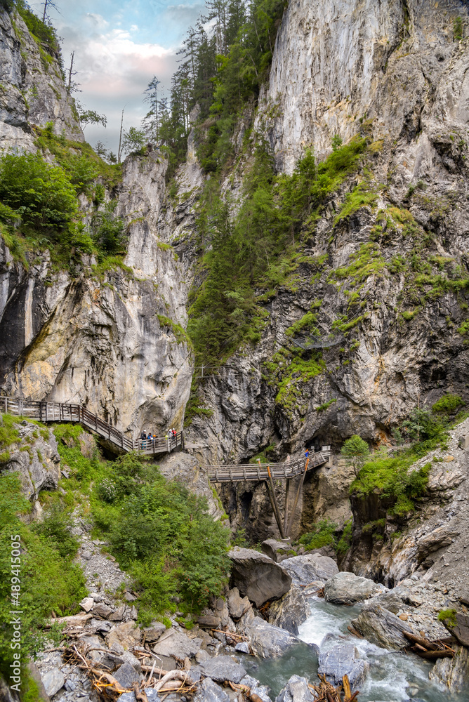 Kitzlochklamm im Nationalpark Hohe Tauern in Österreich