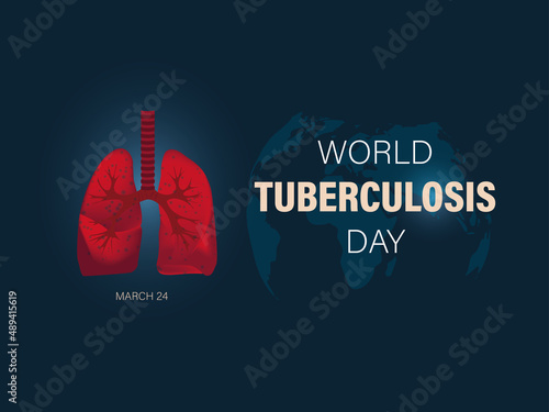 Vector Illustration on the theme World Tuberculosis Day
