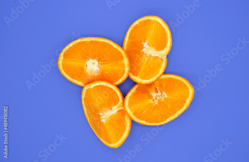 Naranja cortada