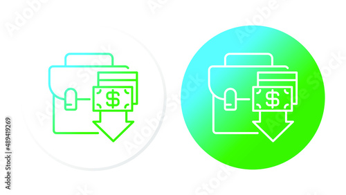 replenishment of the investment portfolio. Gradient icons