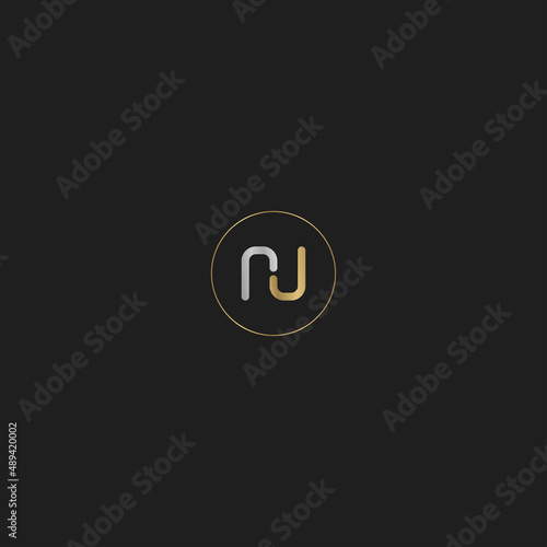 UR, RU, U and R Abstract initial monogram letter alphabet logo design