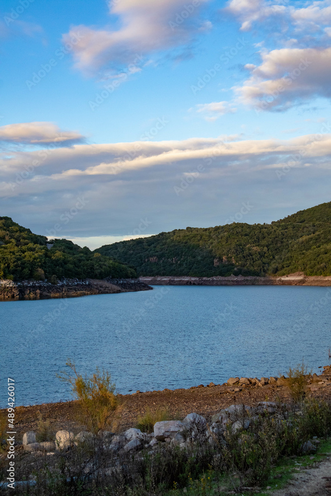 Lago Omodeo, territorio di Ardauli, provincia di Oristano, Sardegna
