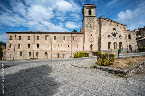 Bild auf Leinwand San Giovanni in Fiore, Cosenza district, Calabria, Italy, Europe, Florense abbey